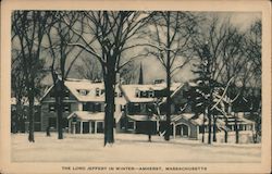 The Lord Jeffery In Winter Amherst Massachusetts Postcard