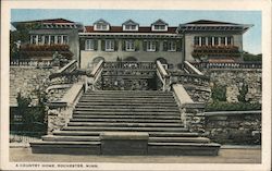 A Country Home Postcard