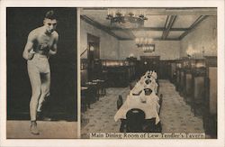 Boxer Lew Tendler's Tavern - Broad at Locust Street Philadelphia, PA Postcard Postcard Postcard