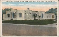 Model Bungalow, Walnut Park, Long Beach Blvd Postcard
