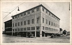 Masonic Temple Eureka, CA Postcard Postcard Postcard