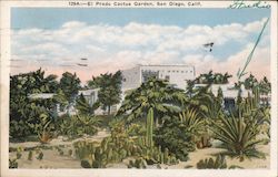 El Prado Cactus Garden San Diego, CA Postcard Postcard Postcard