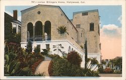 Julian Eltinge's Home Hollywood, CA Postcard Postcard Postcard