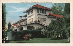 Home of Norma Talmedge Beverly Hills, CA Postcard