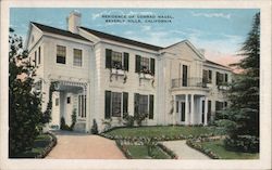 Residence of Conrad Nagel Beverly Hills, CA Postcard Postcard Postcard