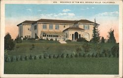 Residence of Tom Mix Postcard