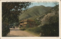 Canyon Estate of Mr. and Mrs. James Kirkwood - Lila Lee Postcard