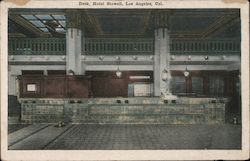 Desk, Hotel Stowell Postcard