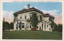 President's Home, University of California Postcard