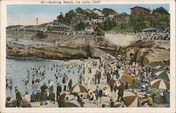 Bathing Beach Postcard