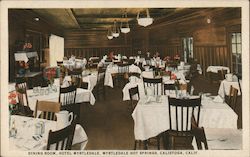 Dining Room, Hotel Myrtledale Postcard