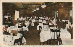 Dining Room, Hotel Myrtledale Calistoga, CA Postcard Postcard Postcard