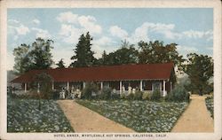 Hotel Annex, Myrtledale Hot Springs Postcard
