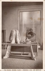 Fur Salon, Second Floor, I. Magnin & Co. Postcard