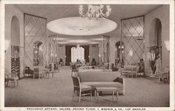 Exclusive Apparel Salons, 2nd Floor, Magnin Department Store Postcard