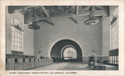 Ticket Concourse - Union Station Postcard