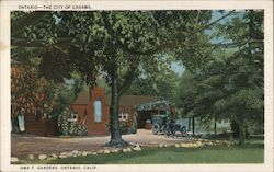Ontario The City of Charms Oma T. Gardens Postcard