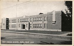 New Lincoln School Napa, CA Postcard Postcard Postcard