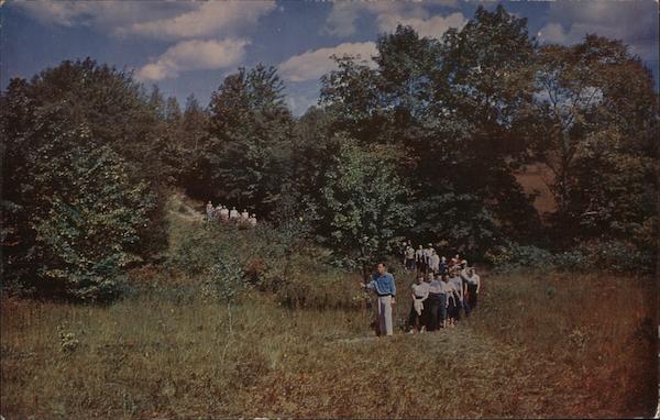 Mountain Lake House Hiking Trail Marshalls Creek Pennsylvania