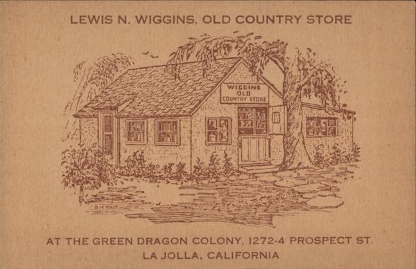 Lewis N. Wiggins Old Country Store La Jolla California