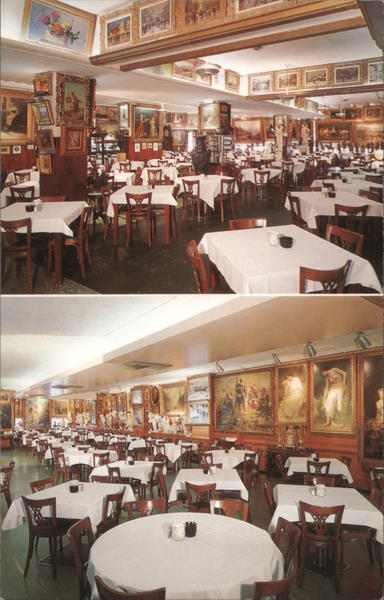 Haussner's Restaurant Interior View Baltimore Maryland