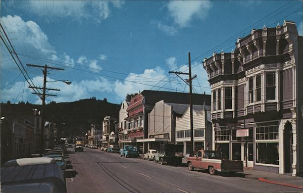 Victorian Village -- Street Scene Ferndale California