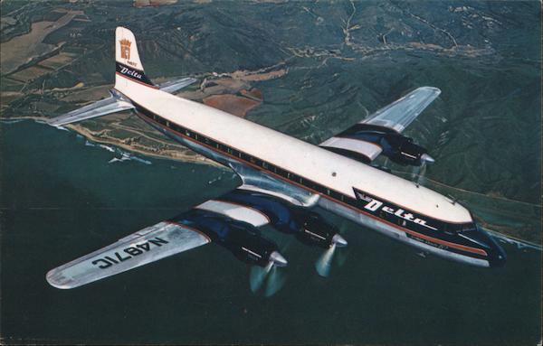 Delta Air Lines Golden Crown Dc-7s and DC-87s Aircraft