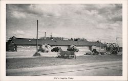 Jim's Logging Camp Minocqua, WI Postcard Postcard Postcard