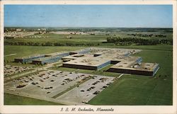Ariel View of International Business Machines plant Postcard