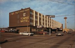 American West Towne Motor Hotel Postcard