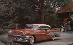 Air Born B-58 Buick, Special - Model 43 Postcard