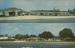 Trail Motel and Restaurant Postcard