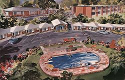 The Carolinian Motel Postcard