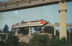 Monorail Train - Disneyland Anaheim, CA Postcard Postcard Postcard