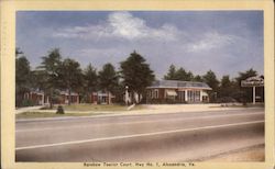 Rainbow Tourist Court Postcard