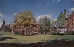 Section of Mount Holyoke College Campus Postcard