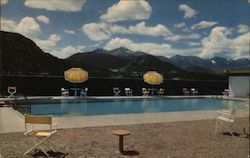 New Outdoor Heated Swimming Pool Stanley Hotel Postcard