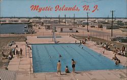 The Olympic Sized Pool at Mystic Islands Postcard