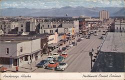 Northwest Orient Airlines Anchorage, AK Postcard Postcard Postcard