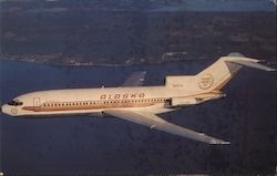 Alaska Airlines Golden Nugget Fan Jets Postcard