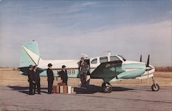 The 1960 Beechcraft Model H50 Twin Bonanza Postcard