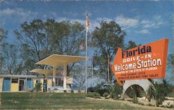 Florida Drive-In Welcome Station Havana, FL Postcard Postcard Postcard