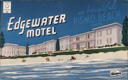 Edgewater Motel Pismo Beach, CA Postcard Postcard Postcard