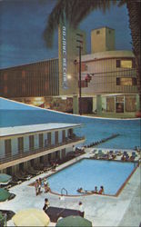 Golden Sands Motor Hotel: Directly on the Ocean Postcard