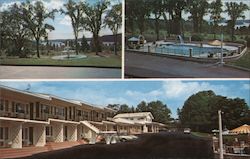 Spring Fountain Motel Postcard