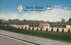 Barre Motel Postcard