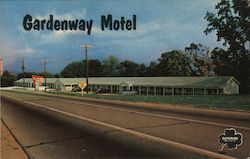 Gardenway Motel Postcard