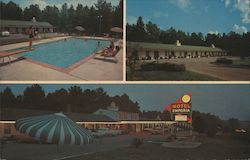 Motel Emporia Postcard