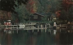 Arey's Lakeside Superette Postcard