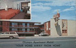 Olympic Apartment Motel Postcard